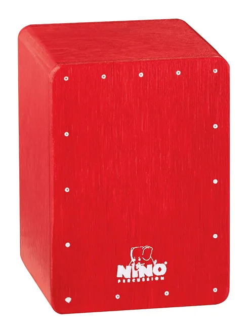 NINO955R Mini Cajon-Shaker Rot