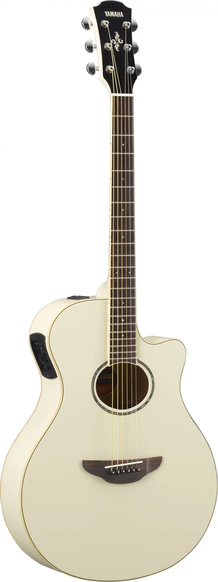 APX600 Vintage-White Westerngitarre